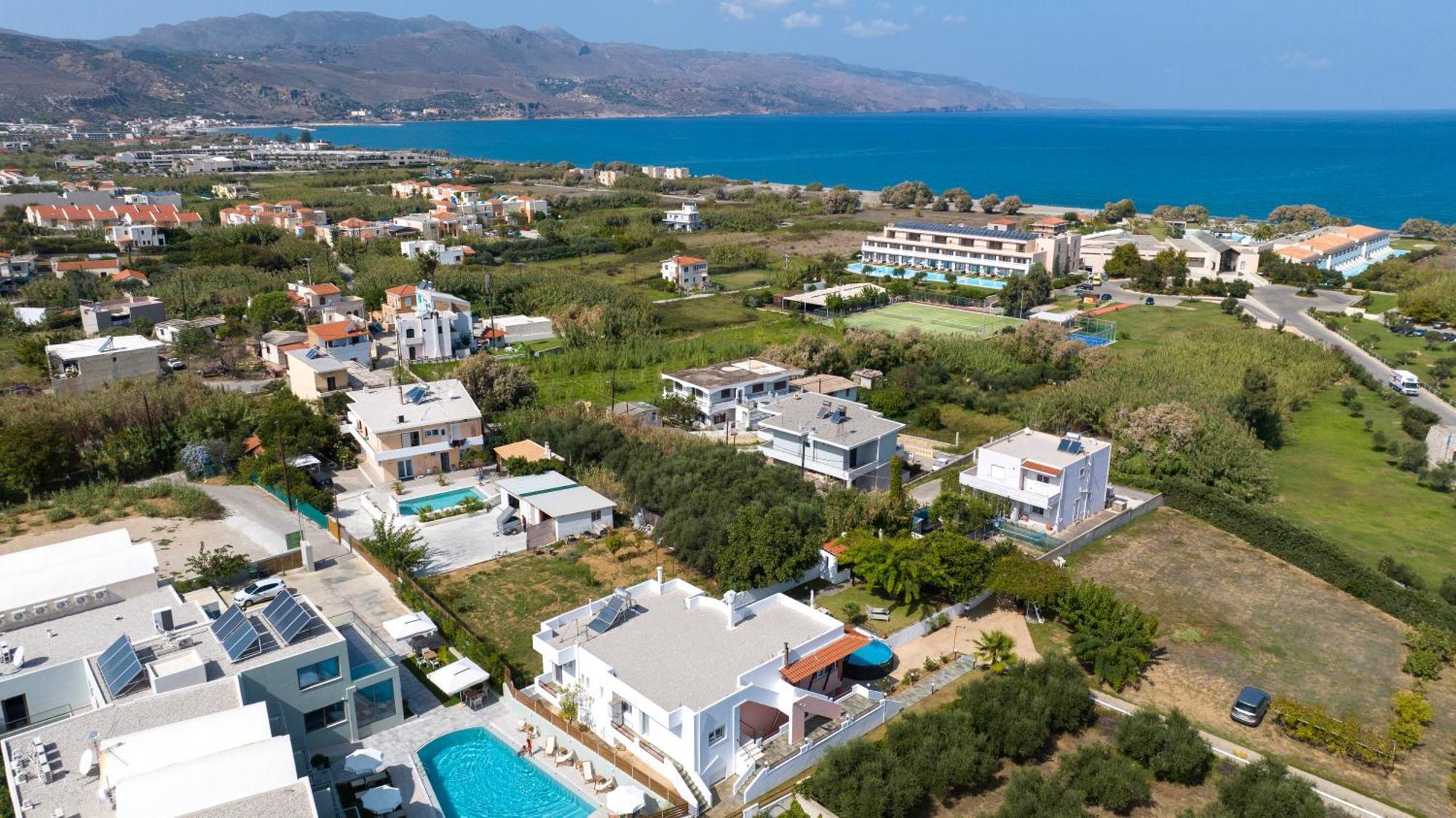 Villa Eleni 100M From The Sea Rapanianá Eksteriør bilde