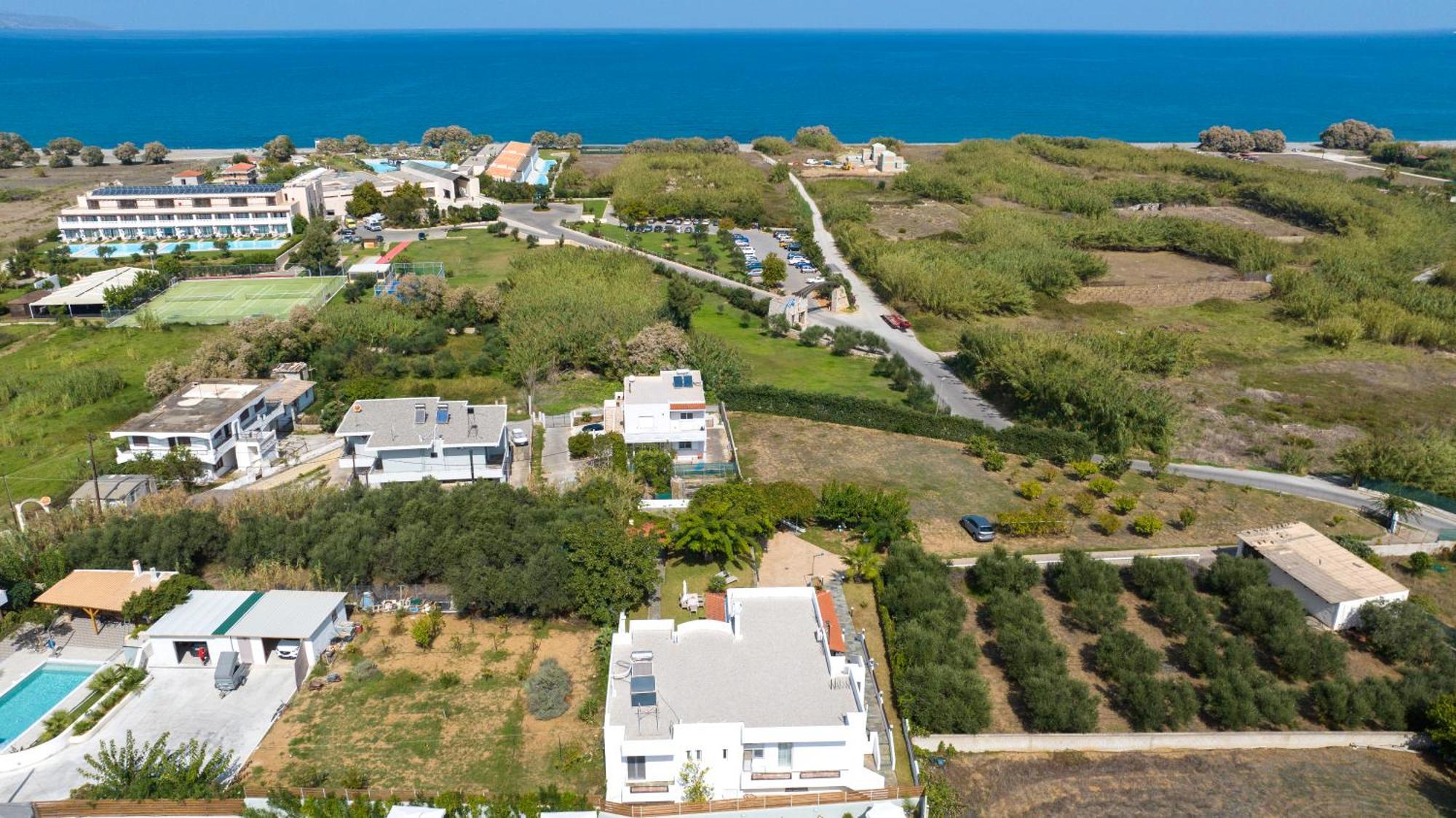 Villa Eleni 100M From The Sea Rapanianá Eksteriør bilde