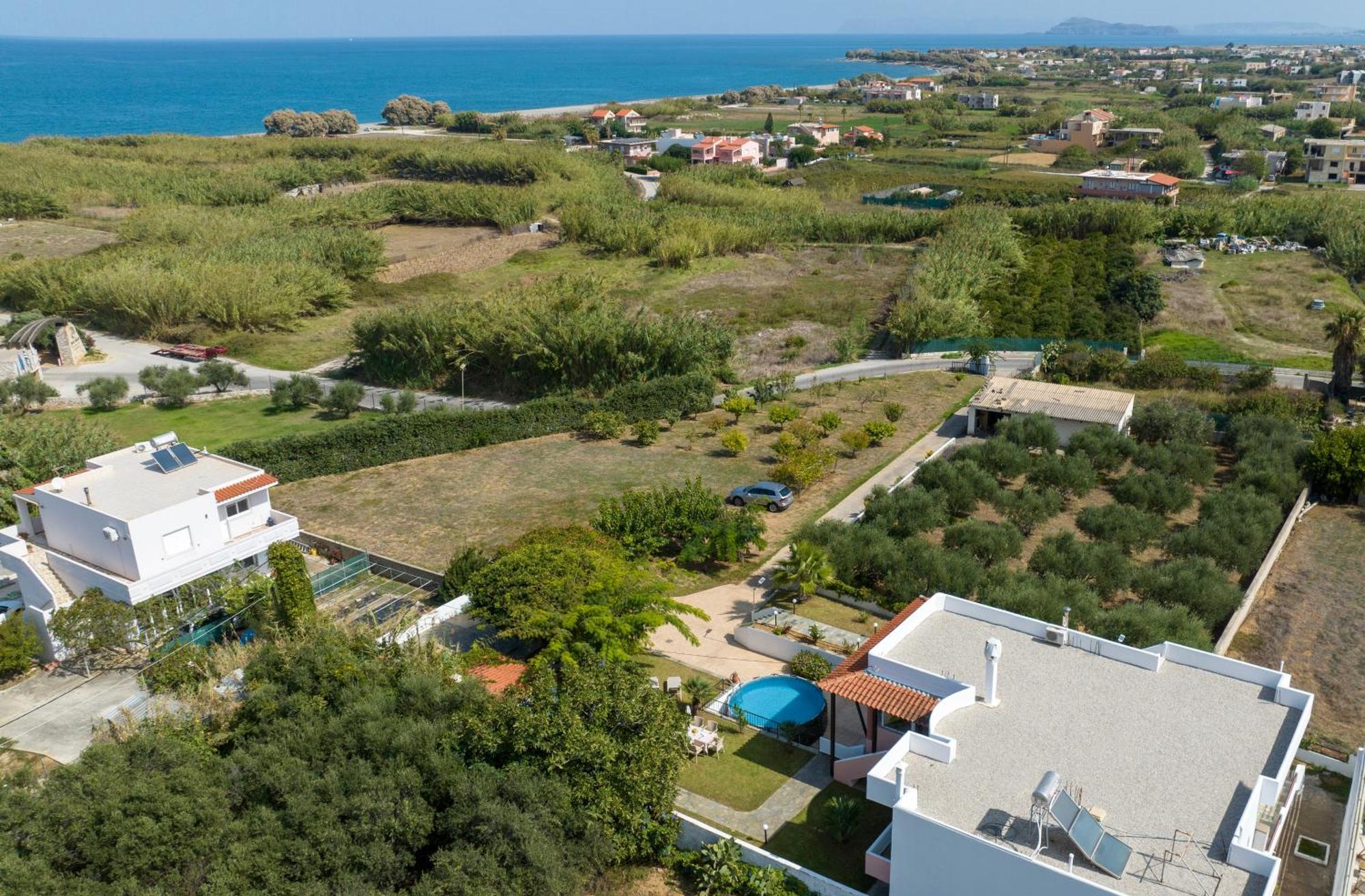 Villa Eleni 100M From The Sea Rapanianá Eksteriør bilde